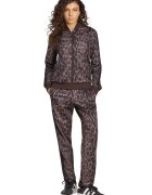 adidas Sportswear Спортен екип с лого и животинска шарка Черен/Кафяв