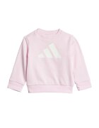 adidas Sportswear Спортен екип с лого Пастелнорозов/Бял/Розово