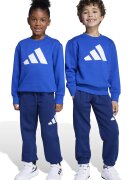 adidas Sportswear Спортен екип с лого Тъмносин/Кралско Синьо