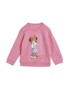 adidas Sportswear Спортен екип с паму с шарка на Minnie Mouse и лого Бял/Пастелнорозов