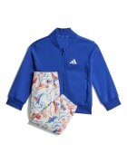 adidas Sportswear Спортен екип с памук Бял/Кралско Синьо