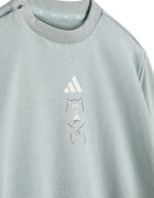 adidas Sportswear Спортен екип с памук и фигурален принт Бледозелен