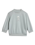 adidas Sportswear Спортен екип с памук и фигурален принт Бледозелен