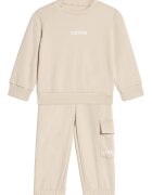 adidas Sportswear Спортен екип с памук с карго джоб Бял/Крем