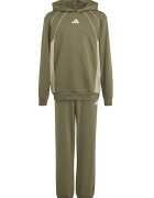 adidas Sportswear Спортен екип с памук с лого - Каки/Бежов