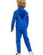 adidas Sportswear Спортен екип с памук с лого Кралско Синьо/Бял