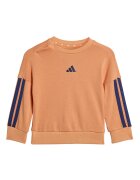 adidas Sportswear Спортен екип с памук с овално деколте Бледооранжев/Тъмносин