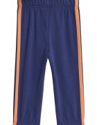 adidas Sportswear Спортен екип с памук с овално деколте Бледооранжев/Тъмносин