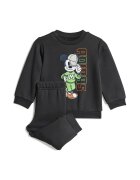 adidas Sportswear Спортен екип с принт на Mickey Mouse - Червен/Черен/Светлозелен