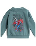 adidas Sportswear Спортен екип с принт на Spider Man - Червен/Черен/Петролно синьо