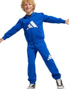 adidas Sportswear Спортен екип с цип и качулка Бял/Кралско Синьо