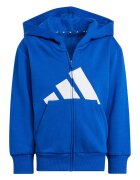 adidas Sportswear Спортен екип с цип и качулка Бял/Кралско Синьо