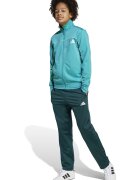adidas Sportswear Спортен екип с цип и лого Бял/Аквамарин син/Петролно синьо