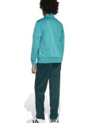 adidas Sportswear Спортен екип с цип и лого Бял/Аквамарин син/Петролно синьо