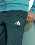 adidas Sportswear Спортен екип с цип и лого Бял/Аквамарин син/Петролно синьо