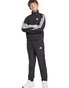 adidas Sportswear Спортен екип с цип и лого - Бял/Черен