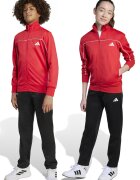 adidas Sportswear Спортен екип с цип и лого Бял/Черен/Корал