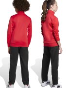 adidas Sportswear Спортен екип с цип и лого Бял/Черен/Корал