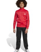 adidas Sportswear Спортен екип с цип и лого Бял/Черен/Корал