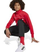 adidas Sportswear Спортен екип с цип и лого Бял/Черен/Корал