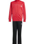 adidas Sportswear Спортен екип с цип и лого Бял/Черен/Корал