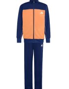 adidas Sportswear Спортен екип с цип и лого Оранжев/Тъмносин