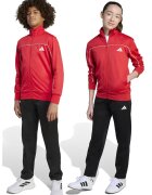 adidas Sportswear Спортен екип с цветен блок и цип - Бял/Черен/Корал