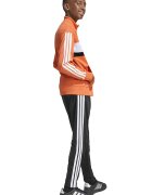 adidas Sportswear Спортен екип Tiberio с цип и лого Бял/Черен/Бледооранжев