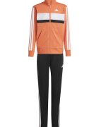 adidas Sportswear Спортен екип Tiberio с цип и лого Бял/Черен/Бледооранжев