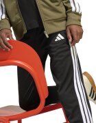adidas Sportswear Спортен екип Tiberio с цип и лого Бял/Черен/Маслинено зелено