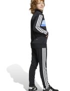 adidas Sportswear Спортен екип Tiberio с цип и лого Бял/Черен/Син