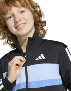 adidas Sportswear Спортен екип Tiberio с цип и лого Бял/Черен/Син
