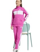 adidas Sportswear Спортен екип Tiberio с цип и лого Бял/Розово