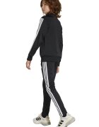 adidas Sportswear Спортен екип Tiberio с цип и лого Черен/Сив