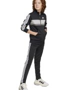 adidas Sportswear Спортен екип Tiberio с цип и лого Черен/Сив