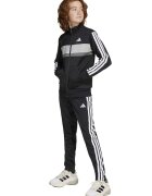 adidas Sportswear Спортен екип Tiberio с цип и лого - Черен/Сив