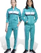 adidas Sportswear Спортен екип Tiberio с цип и лого Персийско зелено