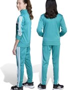 adidas Sportswear Спортен екип Tiberio с цип и лого Персийско зелено