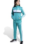 adidas Sportswear Спортен екип Tiberio с цип и лого Персийско зелено