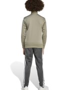 adidas Sportswear Спортен екип Tiberio с цип и лого Светло сив/Бежов/Избеляло черно