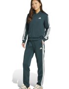 adidas Sportswear Спортен екип W ESS 3S TS с цип и лого Аква зелено