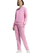 adidas Sportswear Спортен екип W ESS 3S TS с цип и лого Бледо розово
