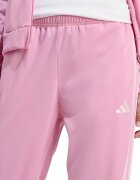 adidas Sportswear Спортен екип W ESS 3S TS с цип и лого Бледо розово