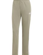 adidas Sportswear Спортен екип W ESS 3S TS с цип и лого Бял/Каки
