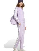 adidas Sportswear Спортен екип W ESS 3S TS с цип и лого Бял/Лилав