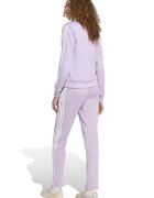 adidas Sportswear Спортен екип W ESS 3S TS с цип и лого Бял/Лилав
