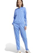 adidas Sportswear Спортен екип W ESS 3S TS с цип и лого Бял/Небесносин