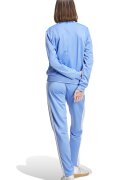 adidas Sportswear Спортен екип W ESS 3S TS с цип и лого Бял/Небесносин