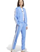 adidas Sportswear Спортен екип W ESS 3S TS с цип и лого Бял/Небесносин