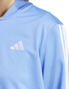 adidas Sportswear Спортен екип W ESS 3S TS с цип и лого Бял/Небесносин